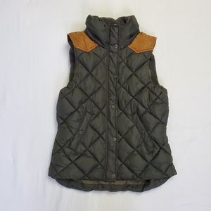 H&M Vest with faux suede shoulder